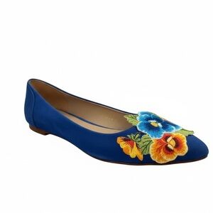Tory Burch pansy Embroidered Flats